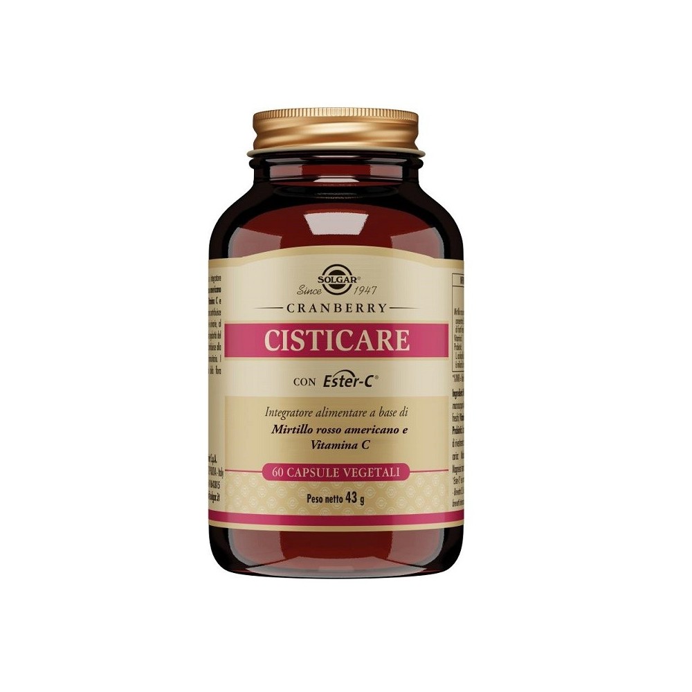 CISTICARE integratore alimentare 60 capsule vegetali Solgar