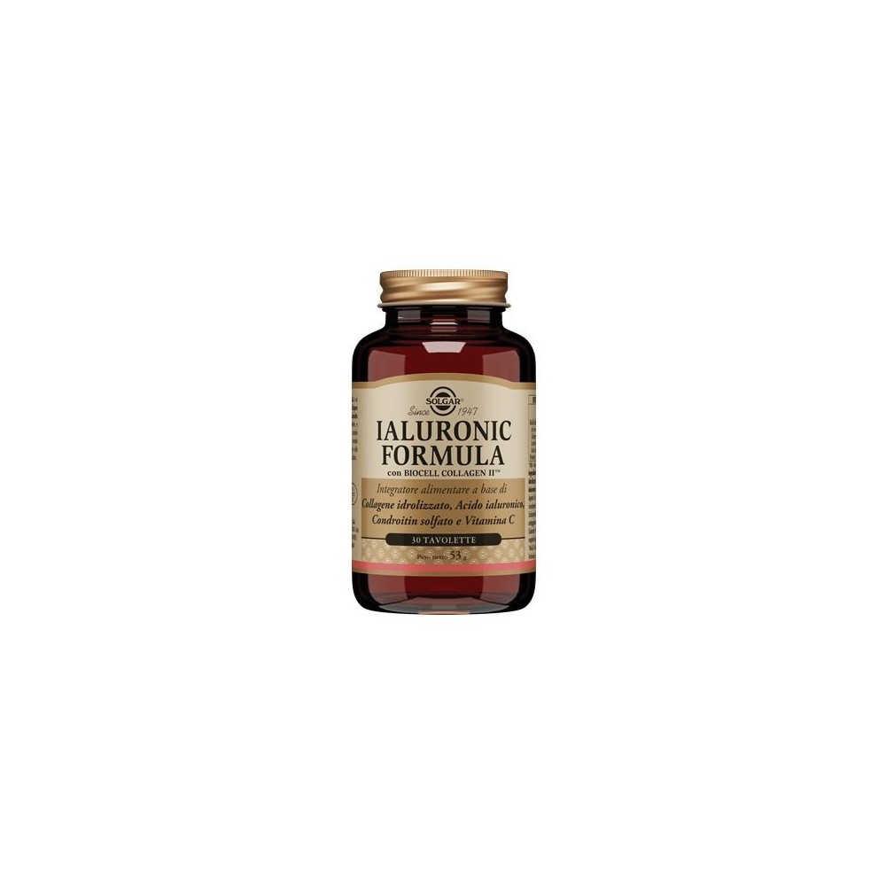 IALURONIC FORMULA integratore alimentare 30 tavolette Solgar