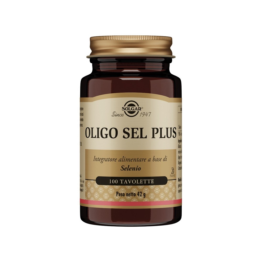 OLIGO SEL PLUS integratore alimentare 100 tavolette Solgar