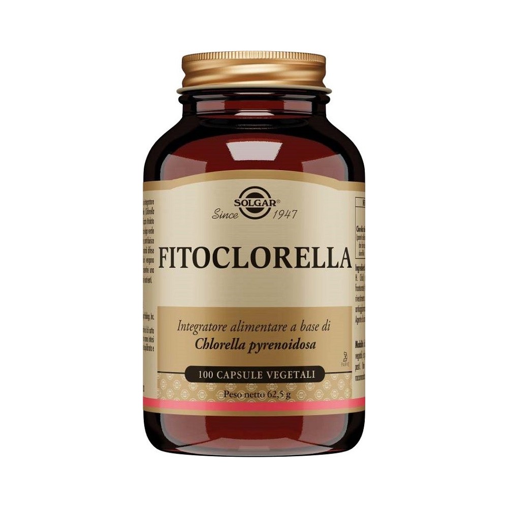 FITOCLORELLA integratore alimentare 100 capsule vegetali Solgar