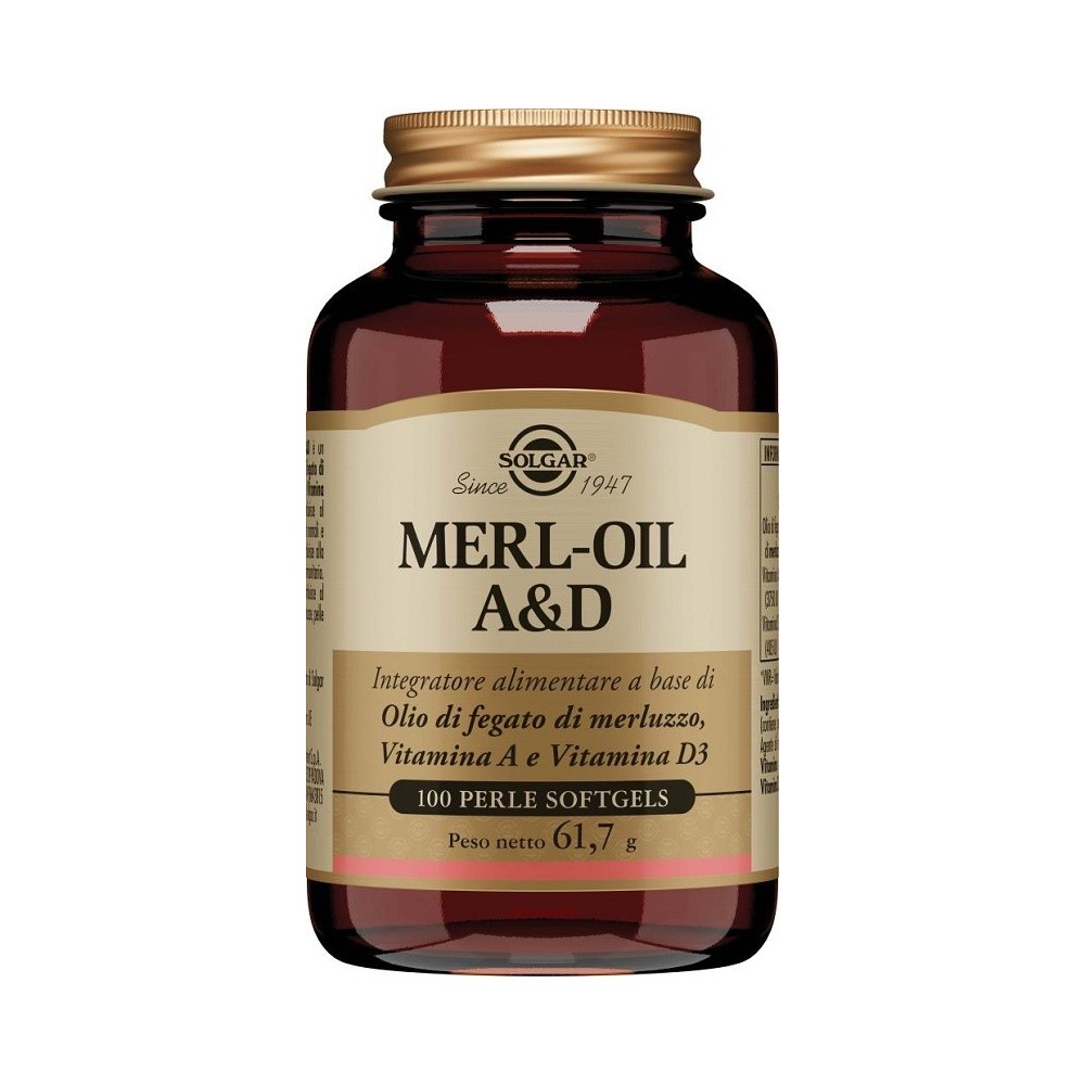 MERL OIL A&D 100 PERLE SOFTGEL