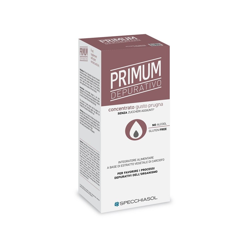 PRIMUM DEPURATIVO GUSTO PRUGNA integratore alimentare 250 ml Specchiasol