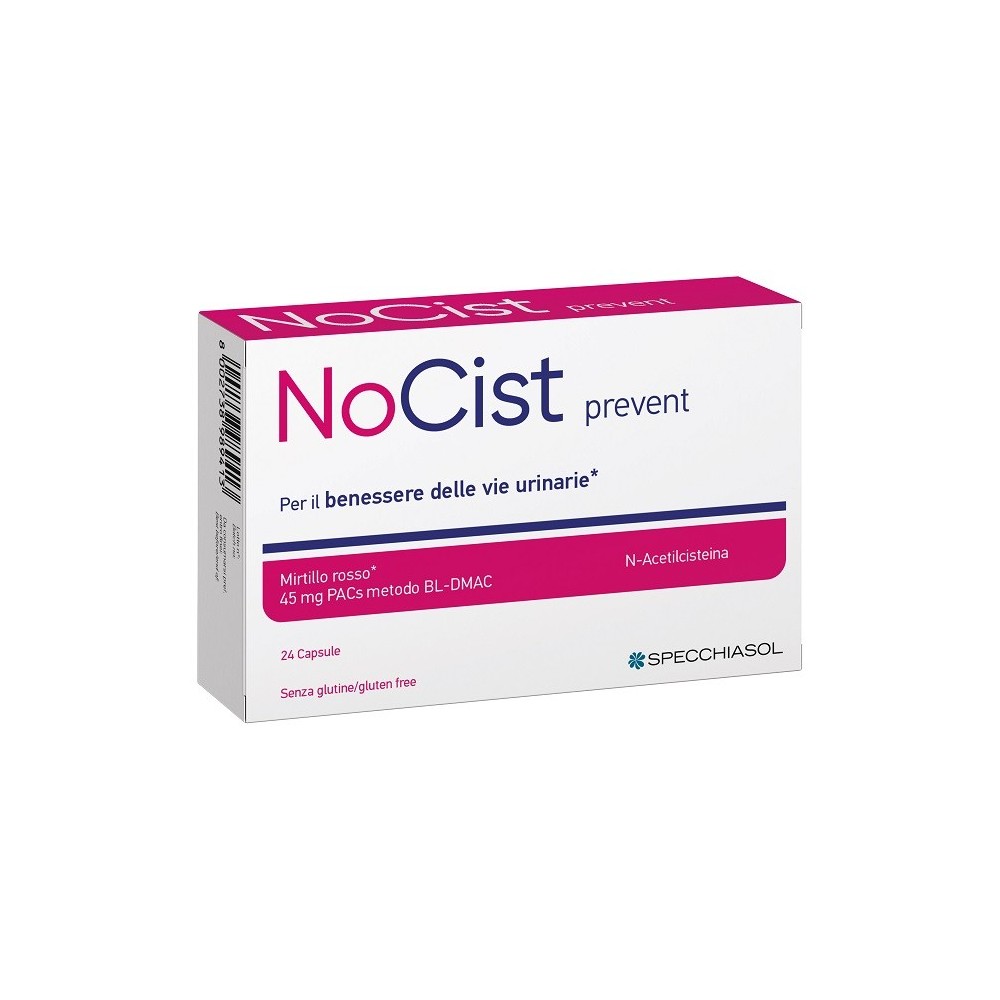 Nocist Prevent integratore alimentare 24 capsule Specchiasol