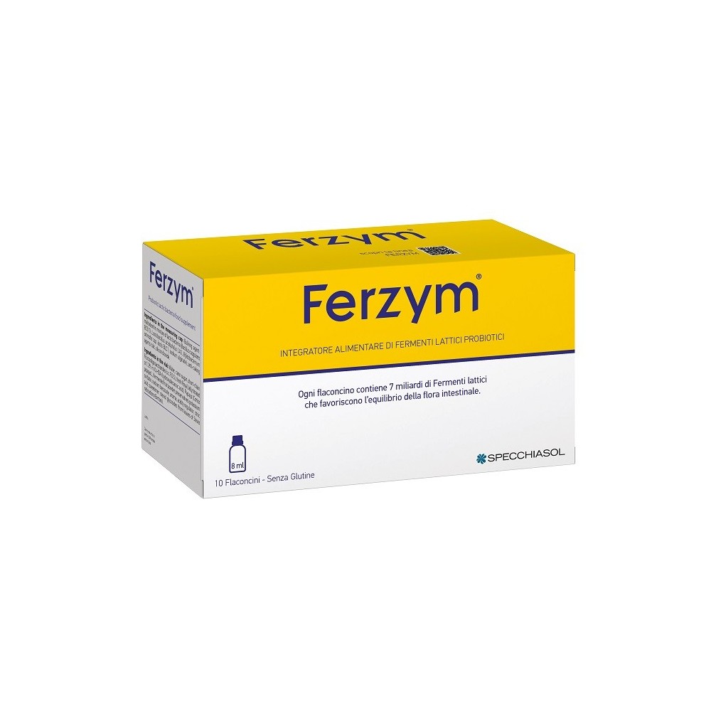 Ferzym integratore alimentare 10 flaconcini Specchiasol