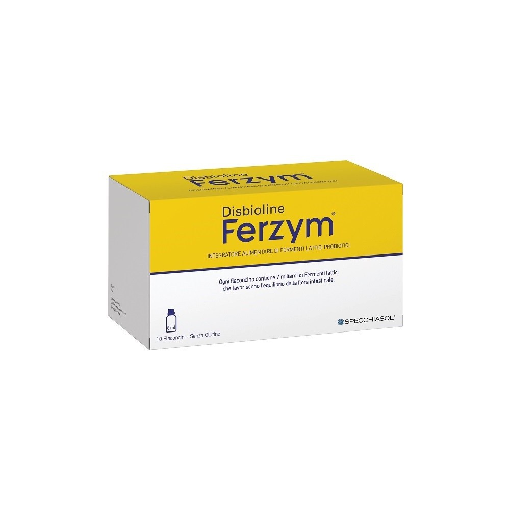 DISBIOLINE FERZYM 10 FLACONCINI DA 8 ML