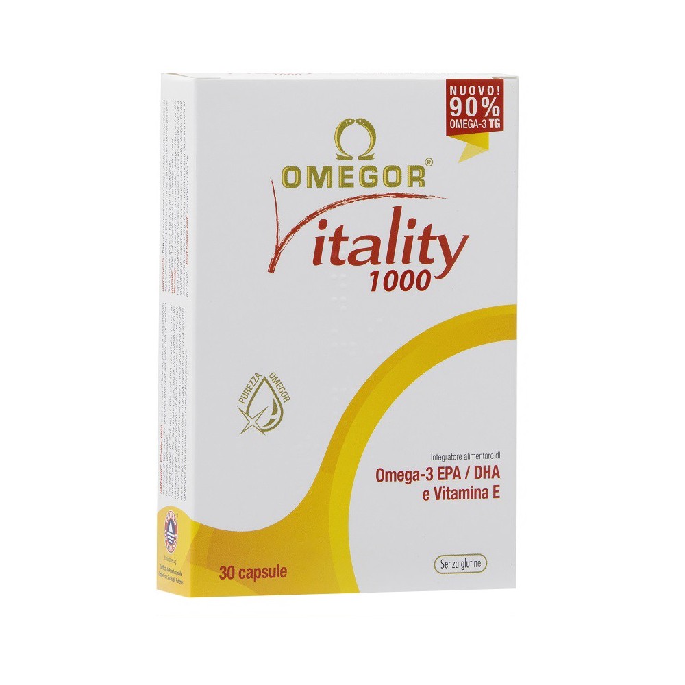 OMEGOR VITALITY 1000 integratore alimentare 30 capsule U.g.a. Nutraceuticals