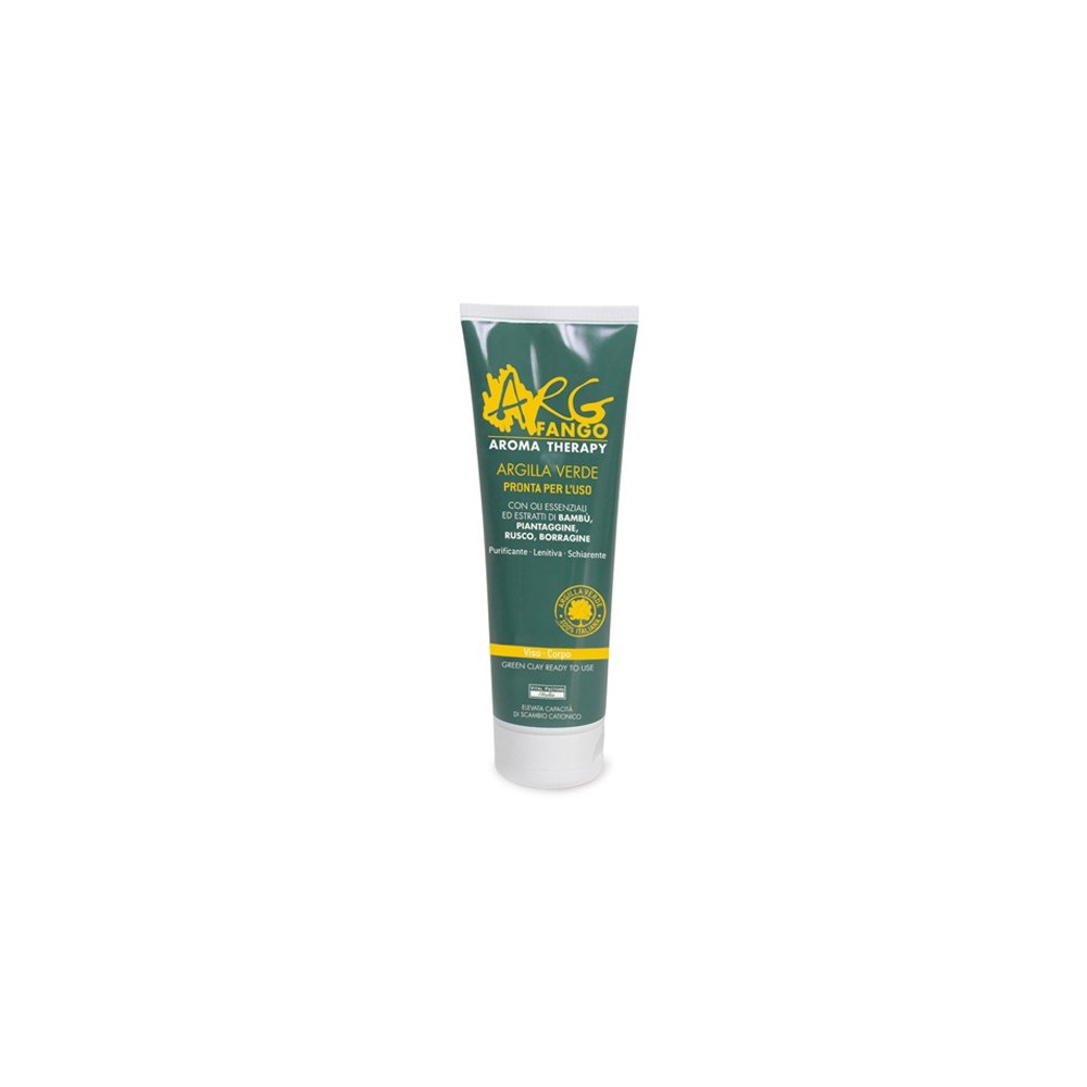 ARGFANGO AROMA THERAPY ARGILLA VERDE PRONTA PER L'USO PER VISO E CORPO 250 ML