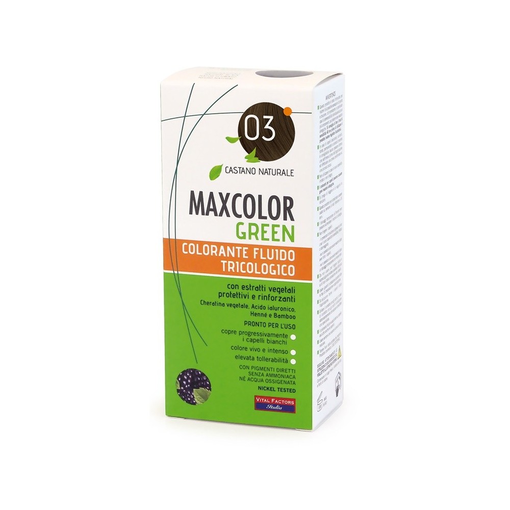 MAXCOLOR GREEN 03 CASTANO NATURALE 75 ML + BALSAMO 15 ML