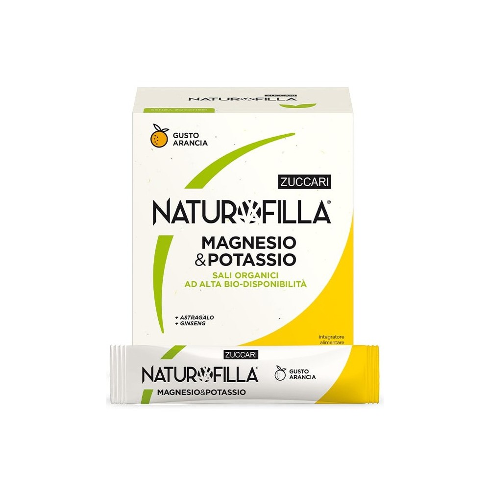 NATUROFILLA MAGNESIO & POTASSIO GUSTO ARANCIA 28 STICK PACK