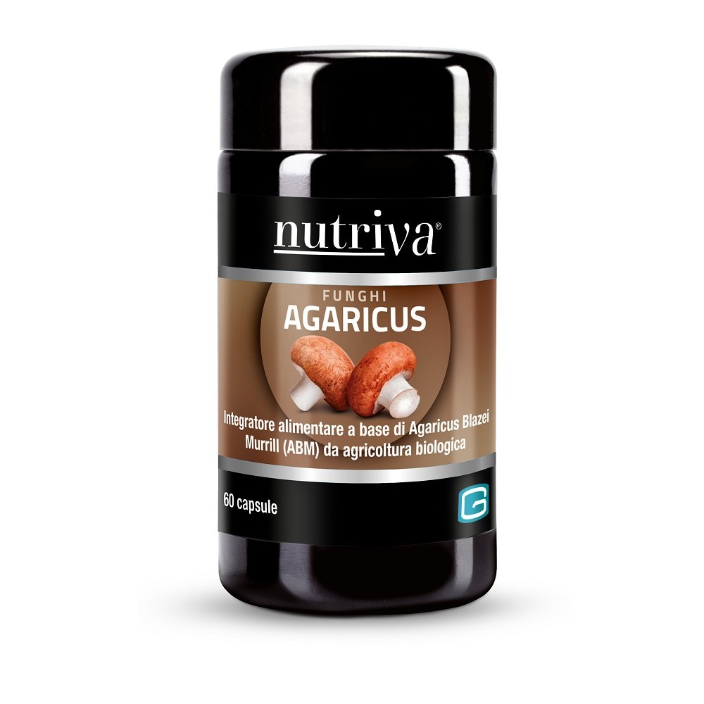 NUTRIVA AGARICUS ABM integratore alimentare 60 capsule Cabassi e Giuriati