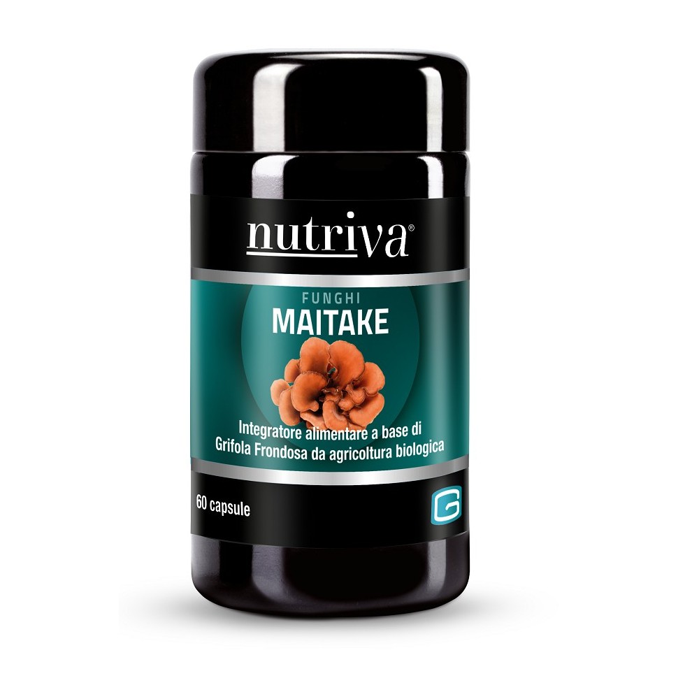 NUTRIVA MAITAKE integratore alimentare 60 capsule Cabassi e Giuriati