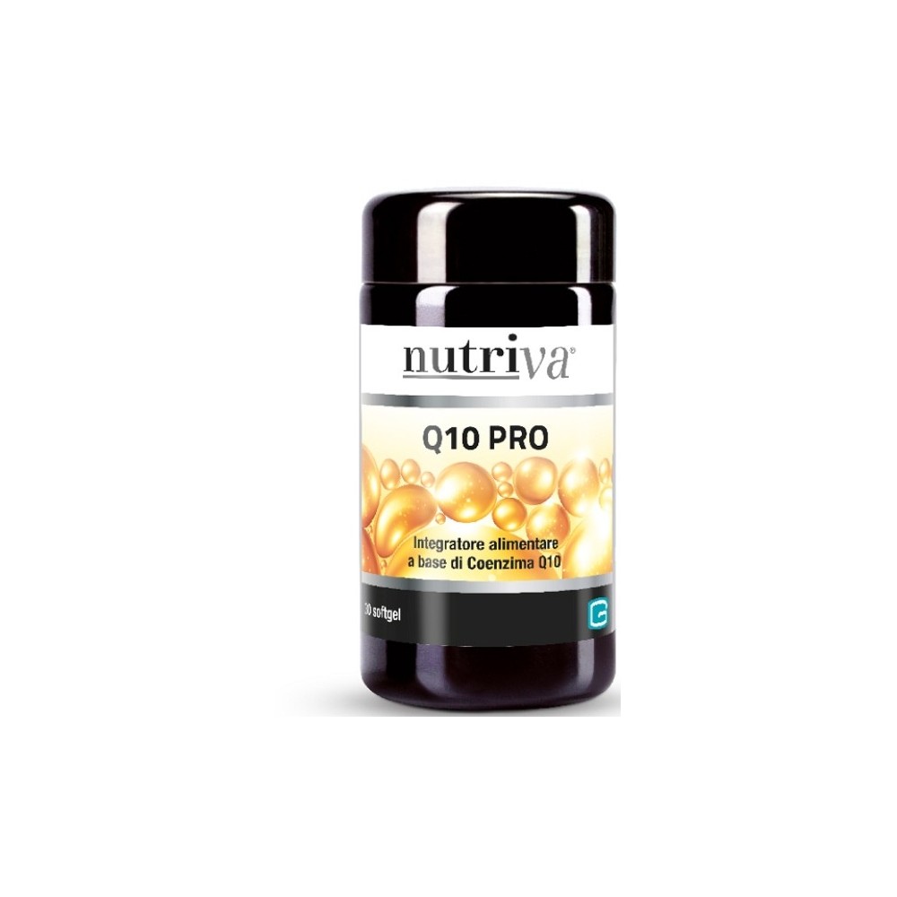 NUTRIVA Q10 PRO integratore alimentare 30 softgel Cabassi e Giuriati