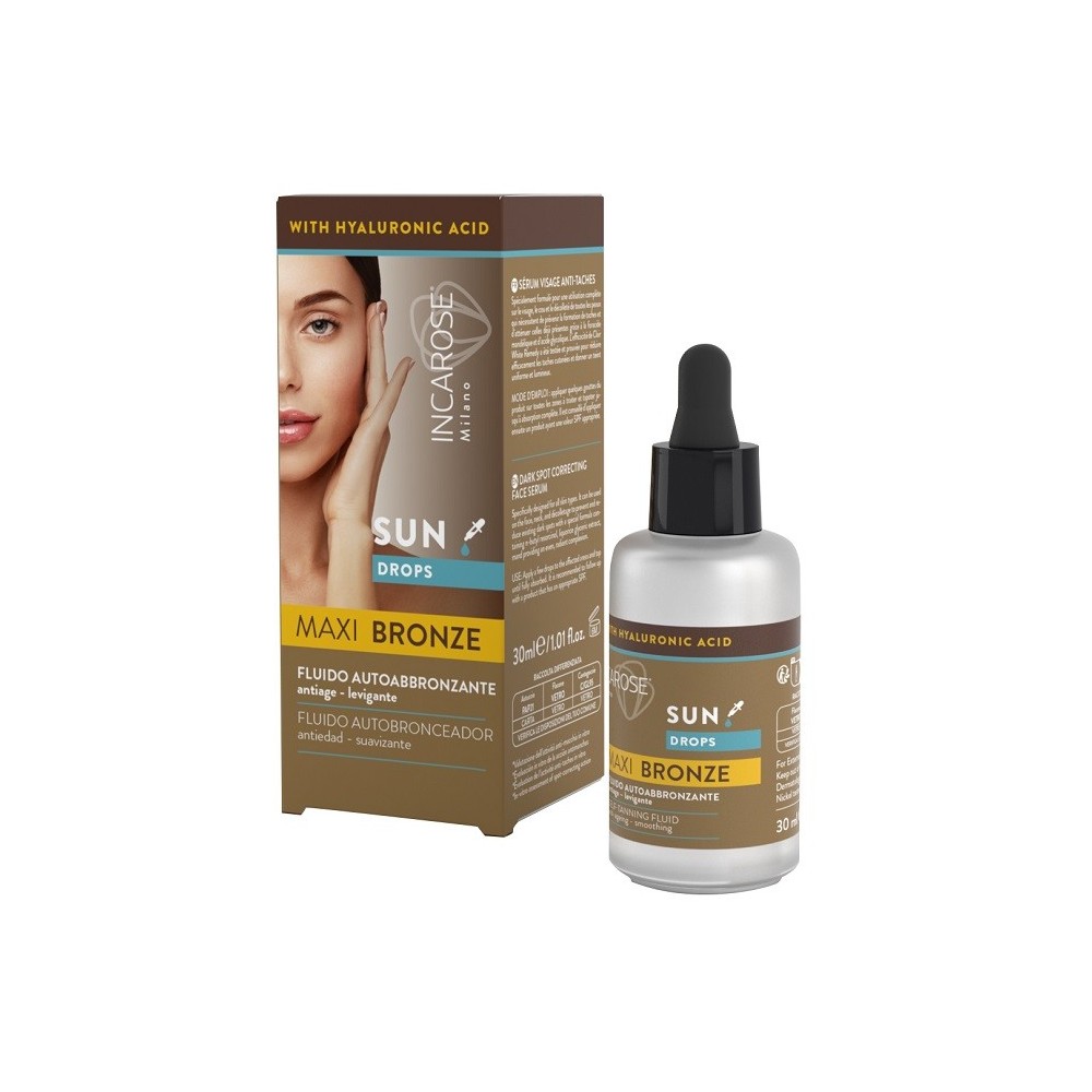 INCAROSE MAXI BRONZE SUN DROPS FLUIDO AUTOABBRONZANTE 30 ML