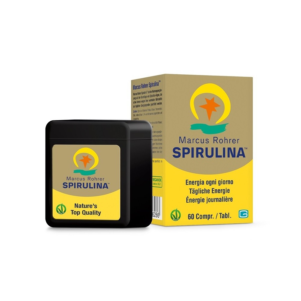 SPIRULINA MARCUS ROHRER integratore alimentare 60 compresse Cabassi e Giuriati