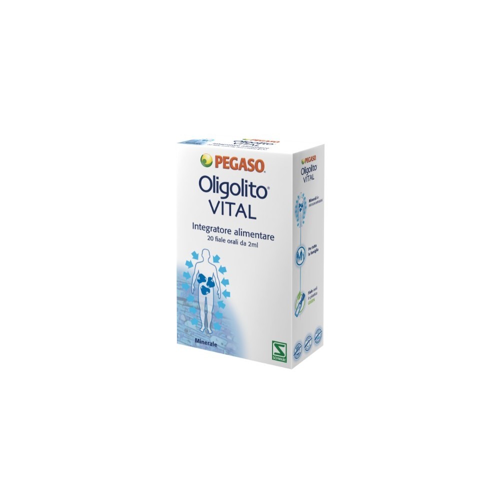 OLIGOLITO® VITAL integratore alimentare 20 fiale Pegaso