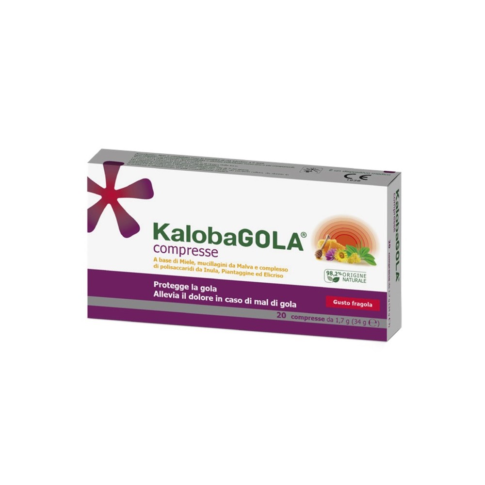 KALOBAGOLA 20 COMPRESSE FRAGOLA