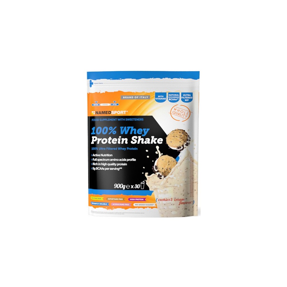 100% WHEY PROTEIN SHAKE COOKIES & CREAM 900 G