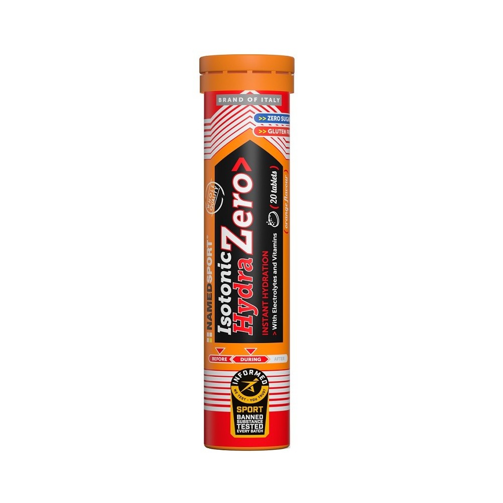 ISOTONIC HYDRA ZERO ORANGE 20 TABLETS