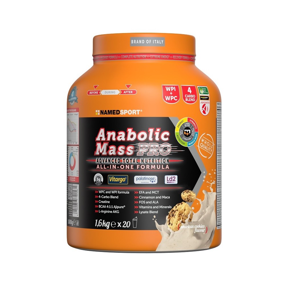 ANABOLIC MASS PRO AMERICAN COOKIES 1600 G