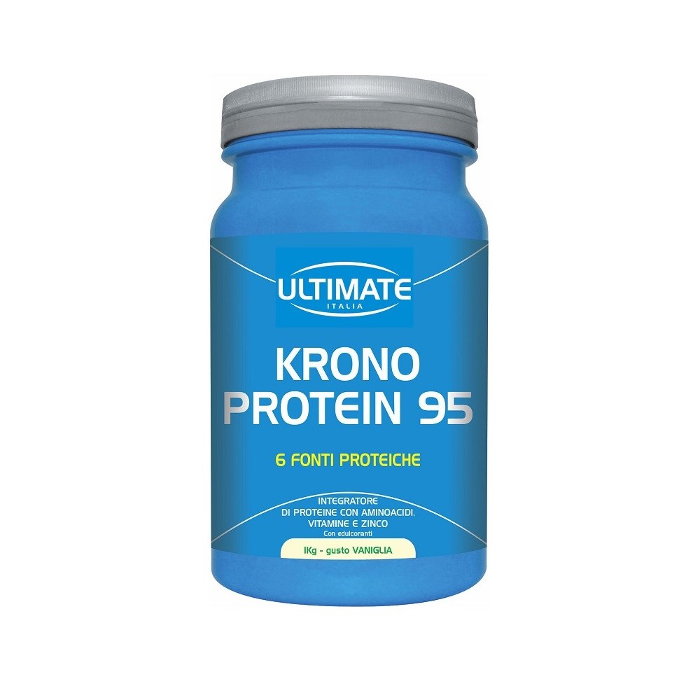 KRONO PROTEIN 95 VANIGLIA integratore alimentare in polvere 1 kg Ultimate Italia