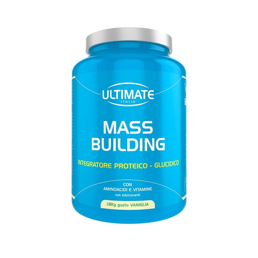 MASS BUILDING VANIGLIA integratore alimentare in polvere 1,8 kg Ultimate Italia