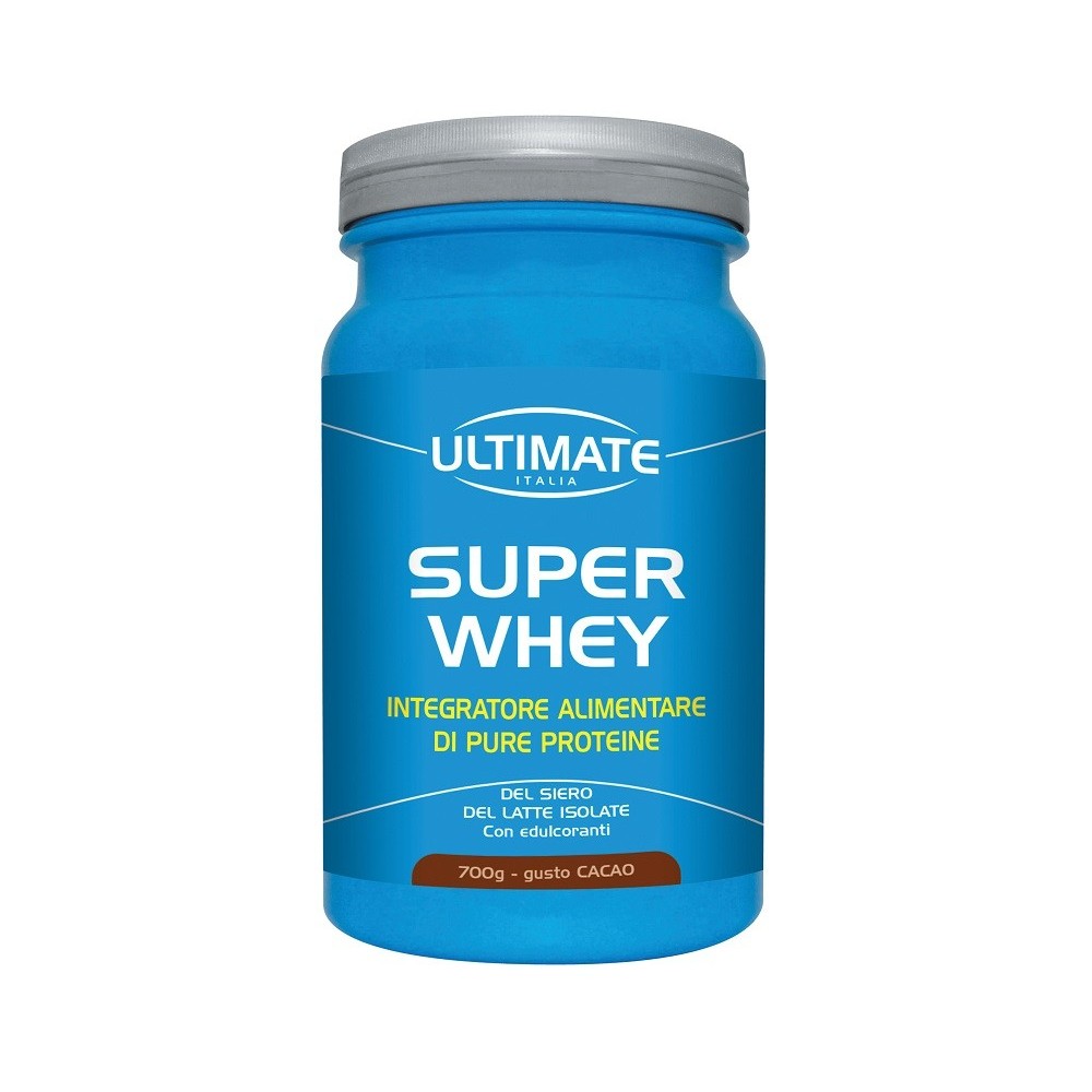 SUPER WHEY CACAO integratore alimentare in polvere 700 g Ultimate Italia