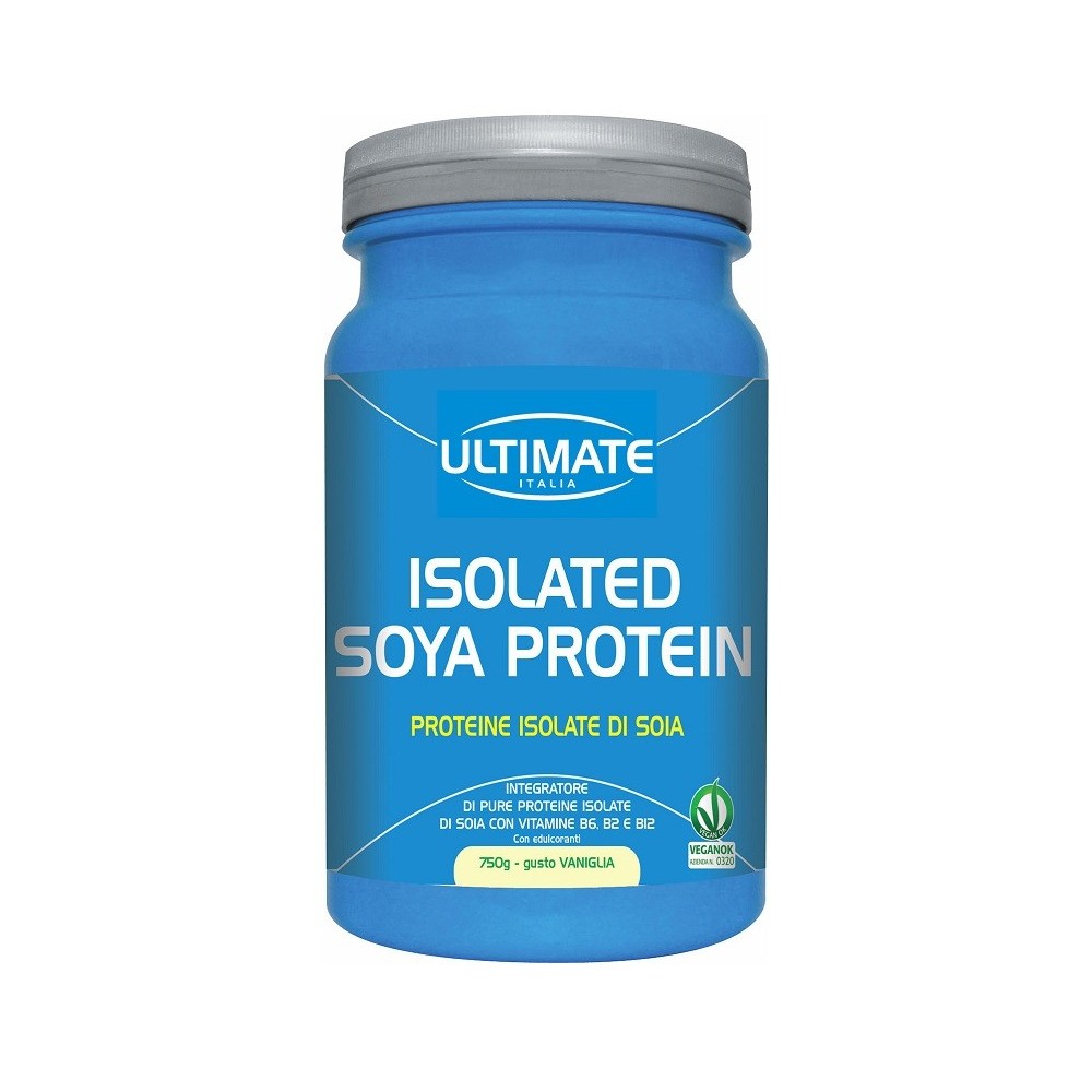 ISOLATED SOYA PROTEIN VANIGLIA integratore alimentare in polvere 750 g Ultimate Italia