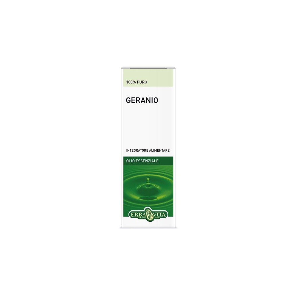 Olio Essenziale Geranio 10 ml Erba Vita