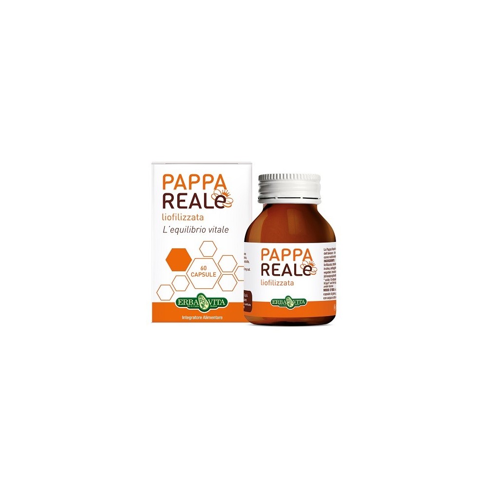 Integratore alimentare Pappa reale liofilizzata 60 capsule Erba Vita