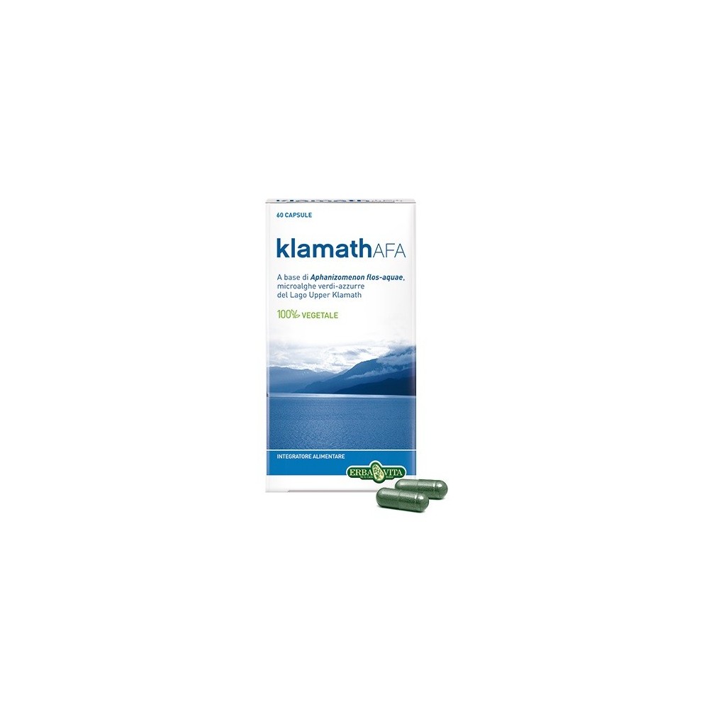 Integratore alimentare Klamath Afa 60 capsule Erba Vita