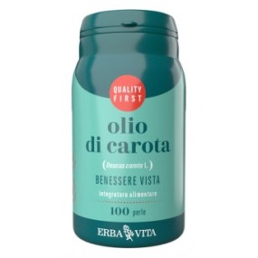 Integratore alimentare Olio di Carota 100 perle Erba Vita