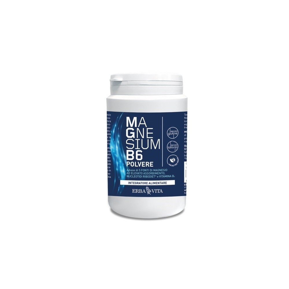 Integratore alimentare Magnesium B6 Polvere 200 g Erba Vita