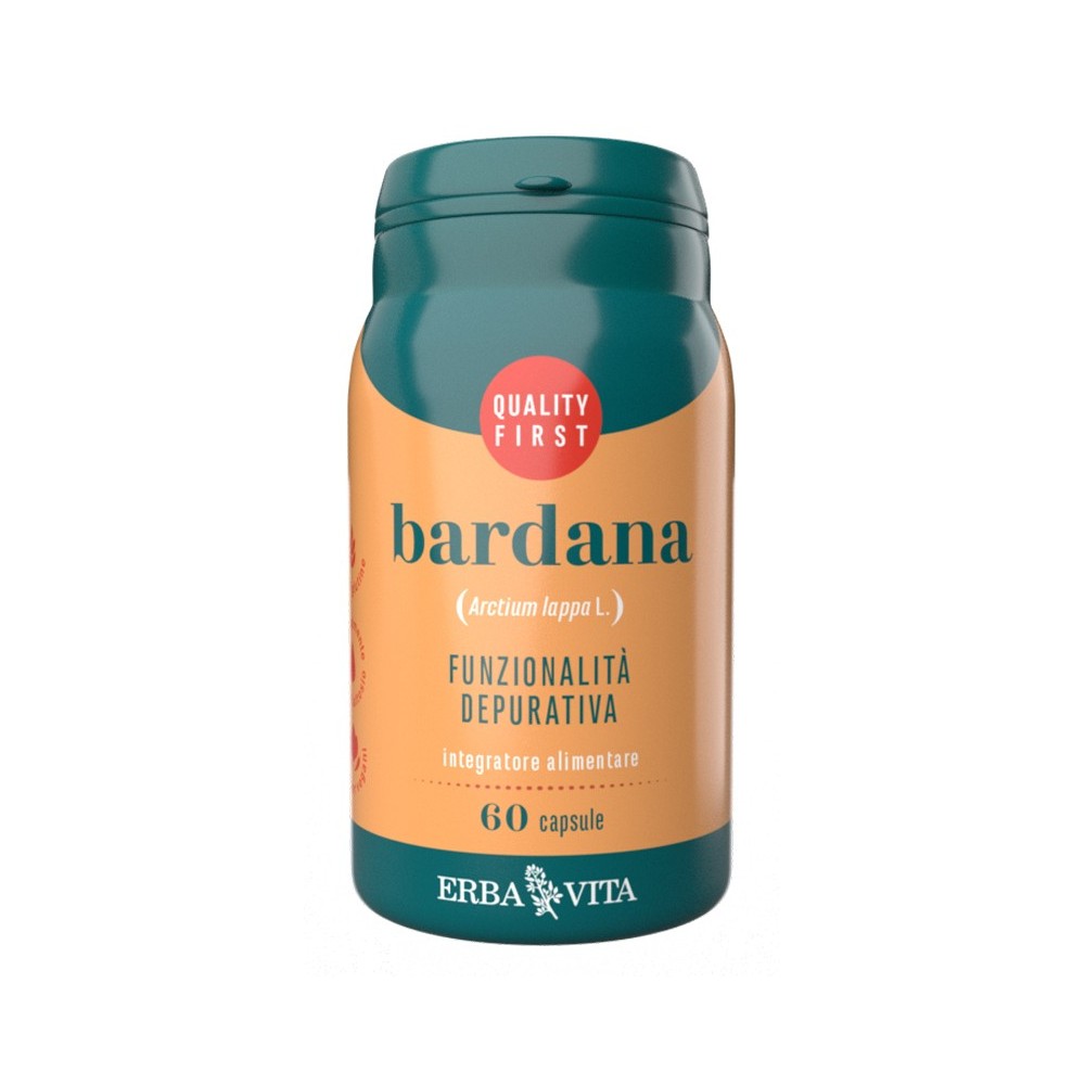 Integratore alimentare Bardana 60 capsule Erba Vita