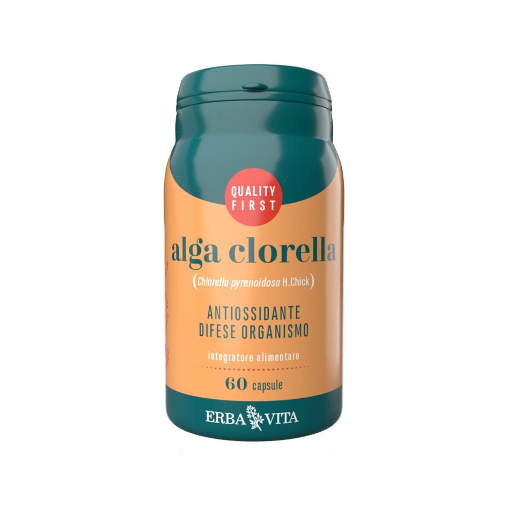 Integratore alimentare Alga Clorella 60 capsule Erba Vita