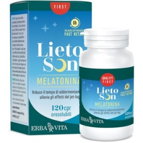 LIETOSON MELATONINA 120 COMPRESSE OROSOLUBILI Erba Vita