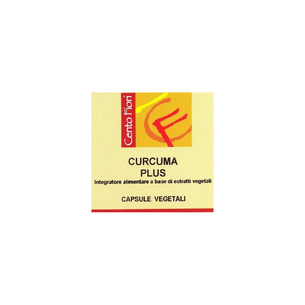 CURCUMA PLUS integratore alimentare 100 capsule Cento Fiori