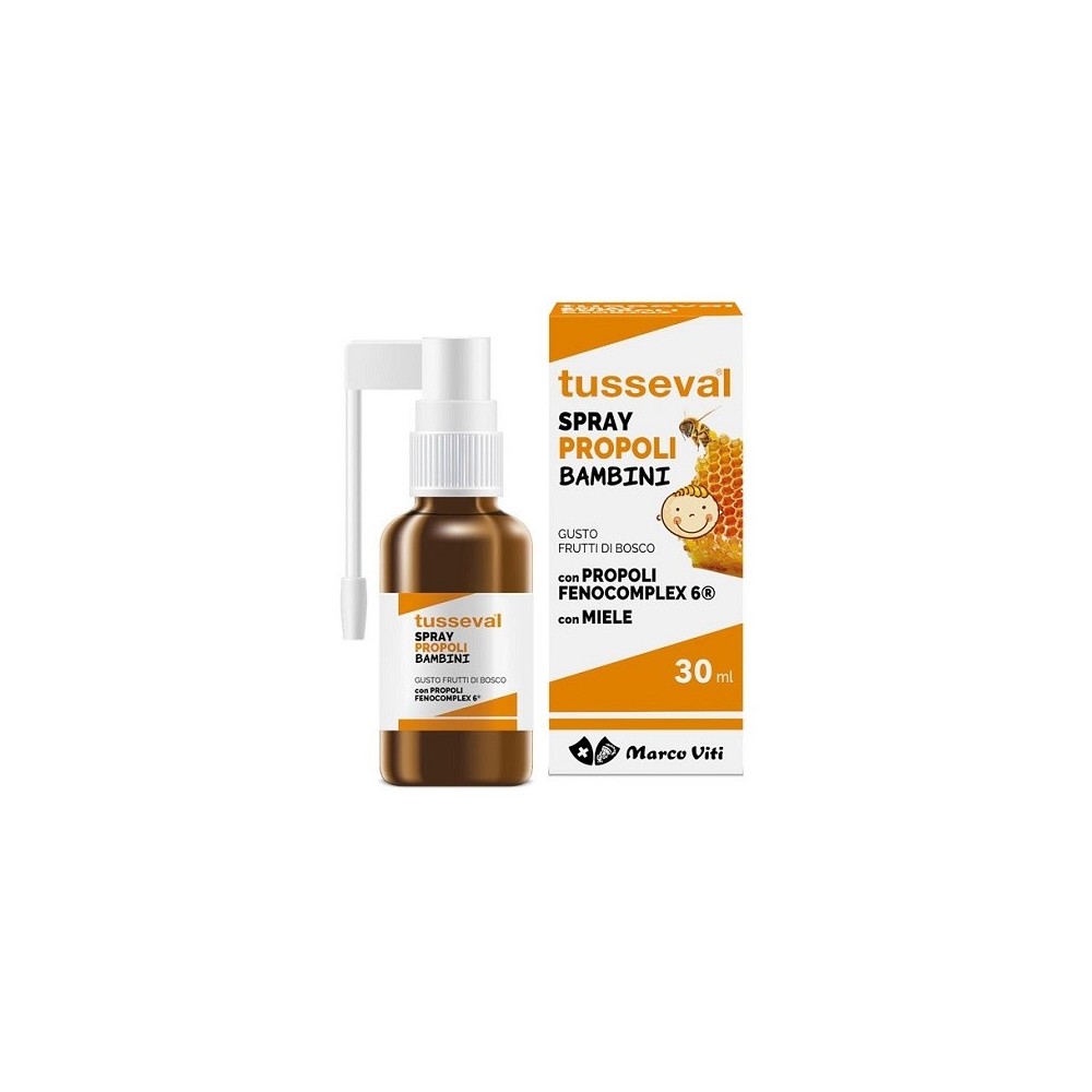 TUSSEVAL GOLA PROPOLI SPRAY PER BAMBINI 30 ML