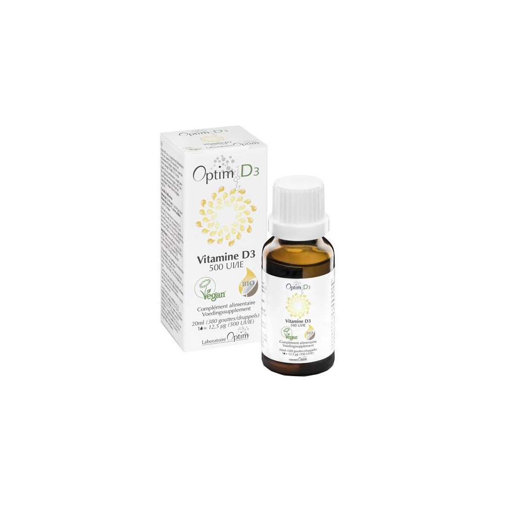 OPTIM D3 VITAMINA VEGETALE 500UI GOCCE 20 ML