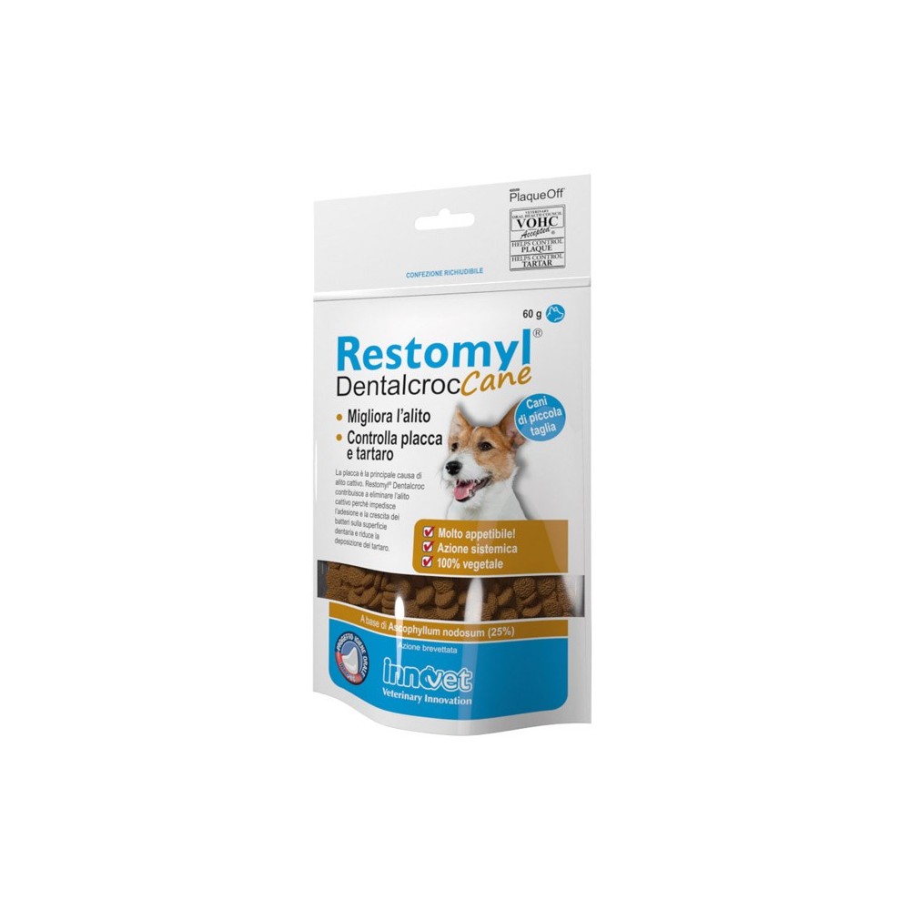 RESTOMYL DENTALCROC CANI PICCOLA TAGLIA BUSTA 60 G