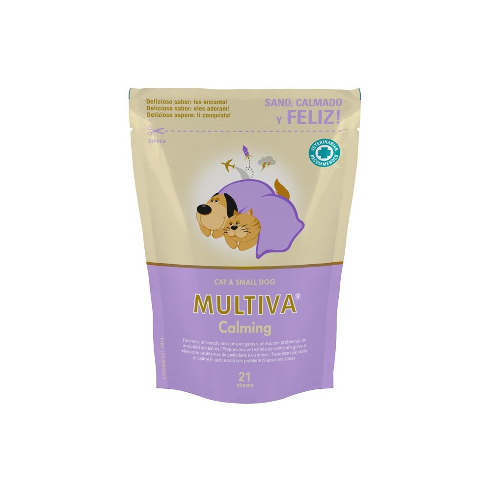 MULTIVA CALMING CAT/SMALL DOG 21 CHEWS