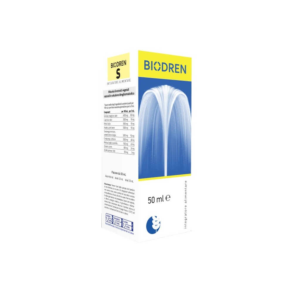 BIODREN S SOLUZIONE IDROALCOLICA 50 ML