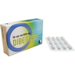 DIBENORM PLUS 36 COMPRESSE 850 MG