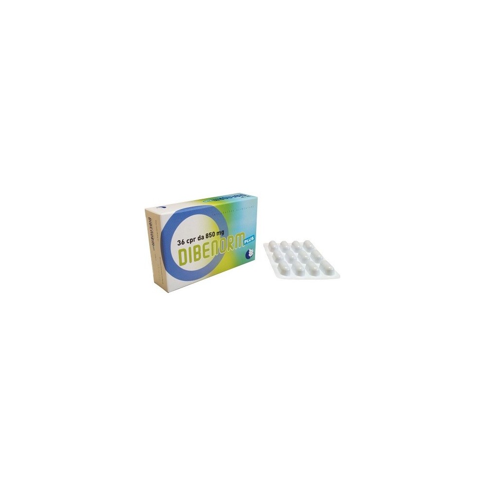 DIBENORM PLUS 36 COMPRESSE 850 MG