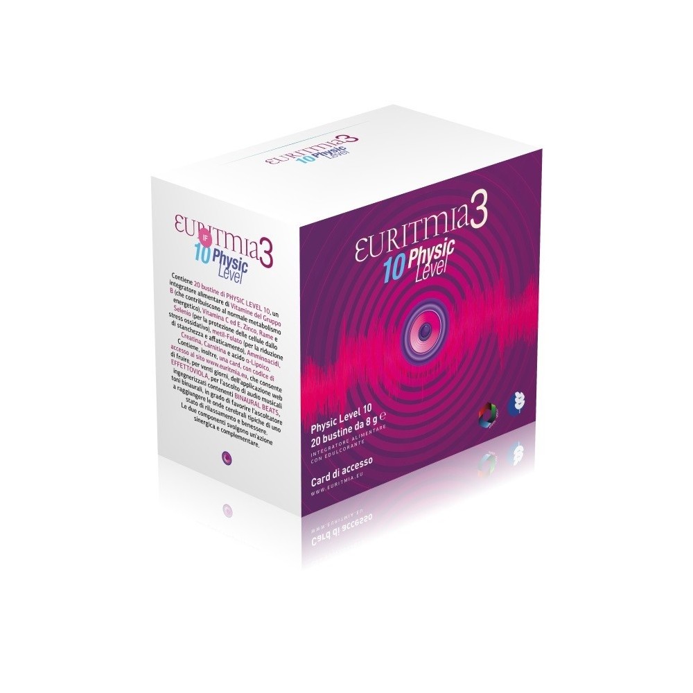 EURITMIA 3 PHYSIL LEVEL 10 20 BUSTINE + CARD ACCESSO SITO ONLINE