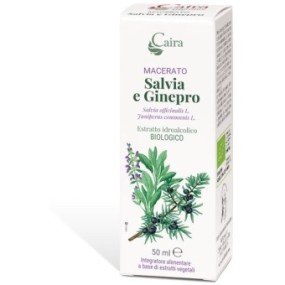 MACERATO SALVIA GINEPRO BIO integratore alimentare 50 ml Caira Laboratorio Erboristico