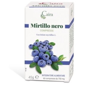 MIRTILLO NERO integratore alimentare 60 compresse Caira Laboratorio Erboristico