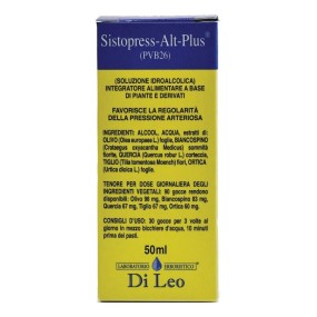 Di Leo Sistopress Alt Plus P.V.B. 26 50 ml Integratore Alimentare