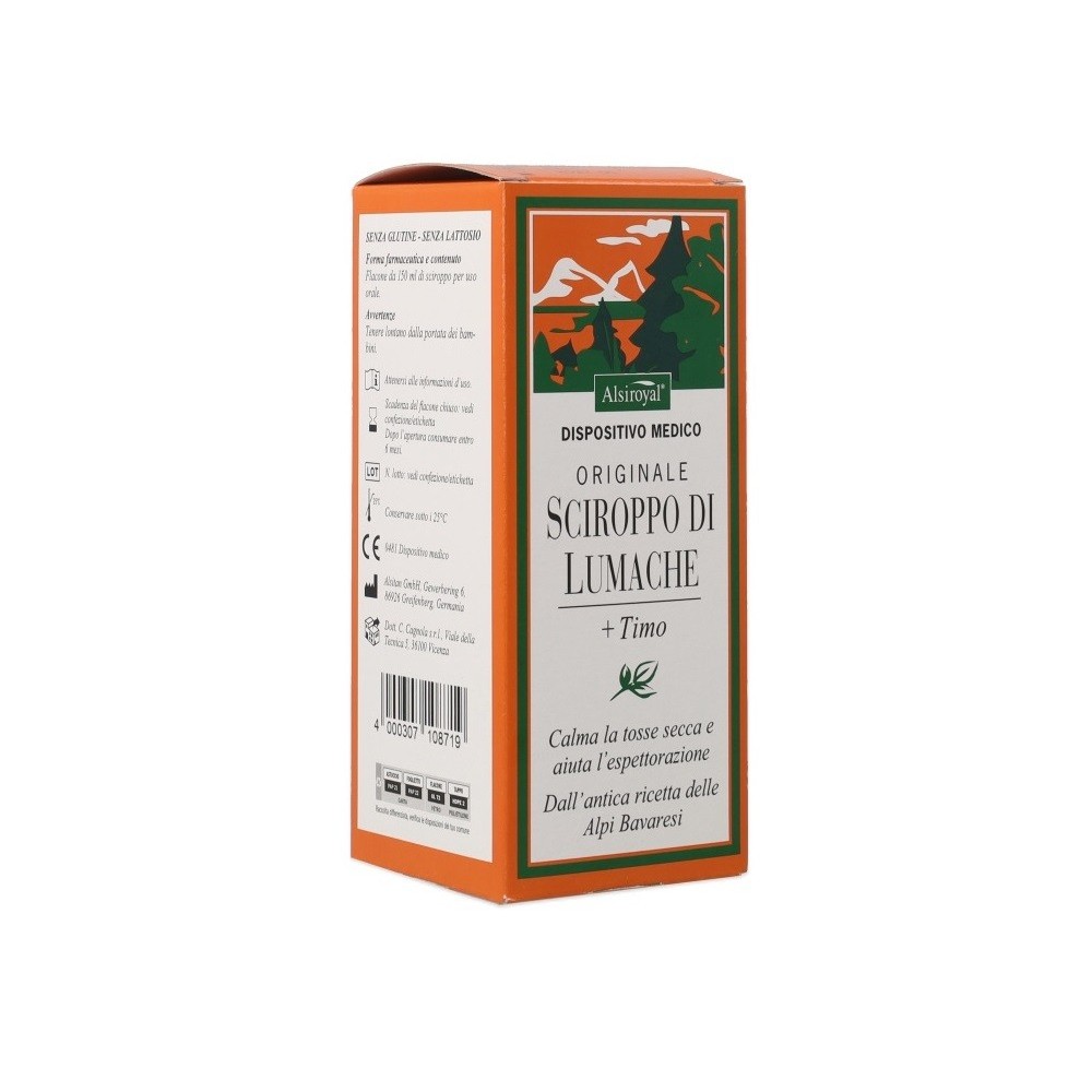 SCIROPPO LUMACHE ORIGINALE ALSITAN 150 ML