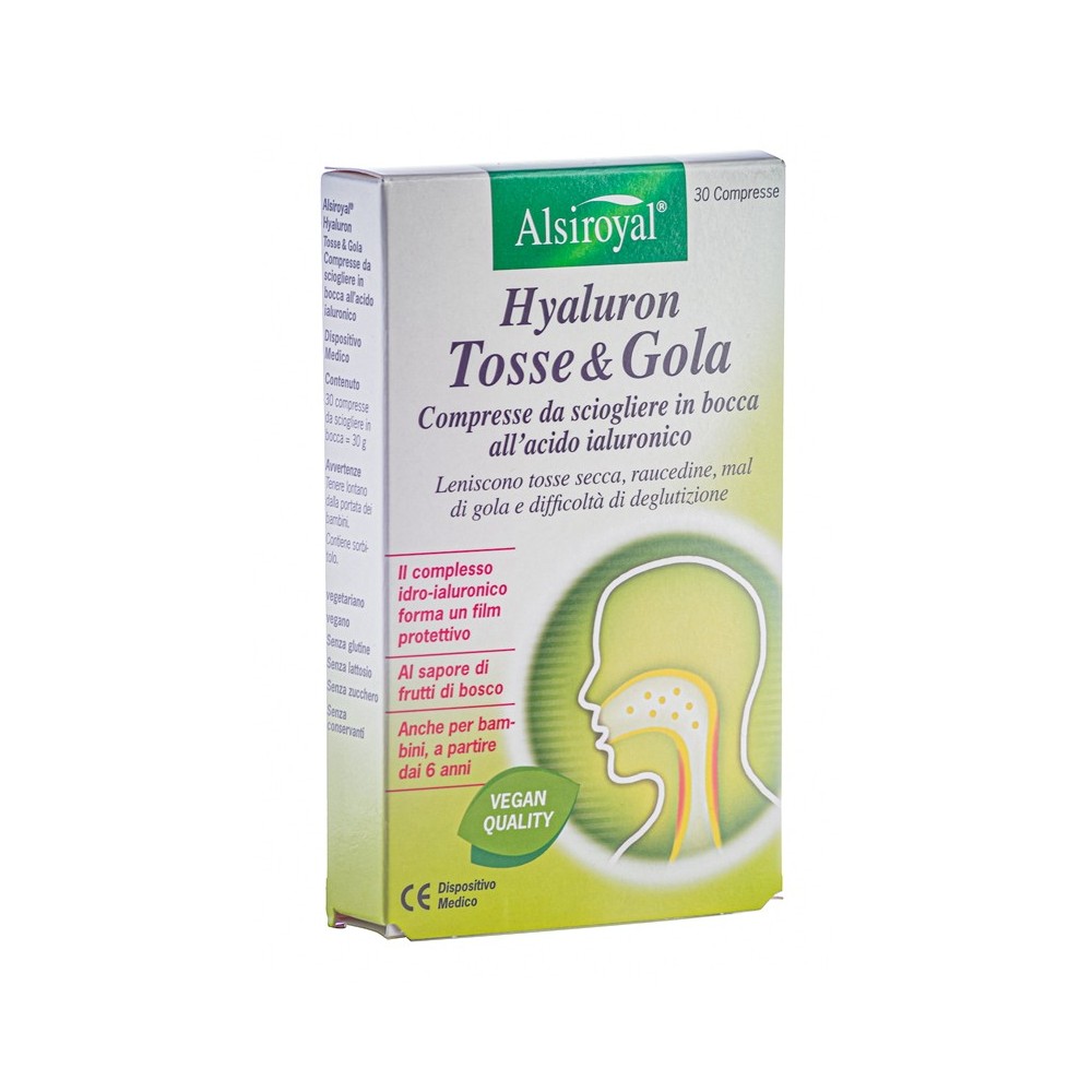 HYALURON TOSSE & GOLA 30 COMPRESSE N