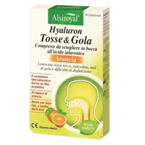 HYALURON TOSSE&GOLA ARANCIA 30 COMPRESSE